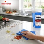 HOUSKASE Washable & Reusable Kitchen Towel Roll | 50 pulls per roll | Kitchen Towel Roll | Non Woven Fabric | Color Blue - Image 10
