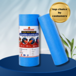 HOUSKASE Washable & Reusable Kitchen Towel Roll | 50 pulls per roll | Kitchen Towel Roll | Non Woven Fabric | Color Blue